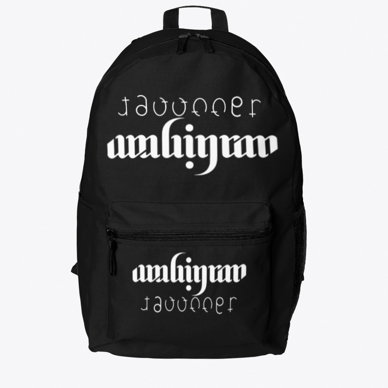 Ambigram Tattooer White ink