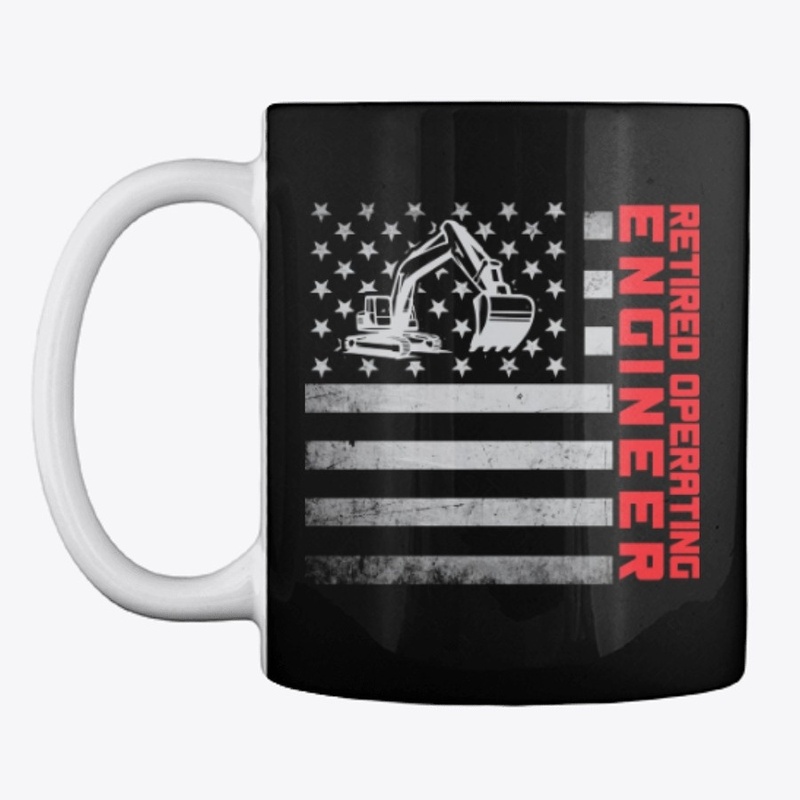 Retired Operating Engineer US Flag Mask