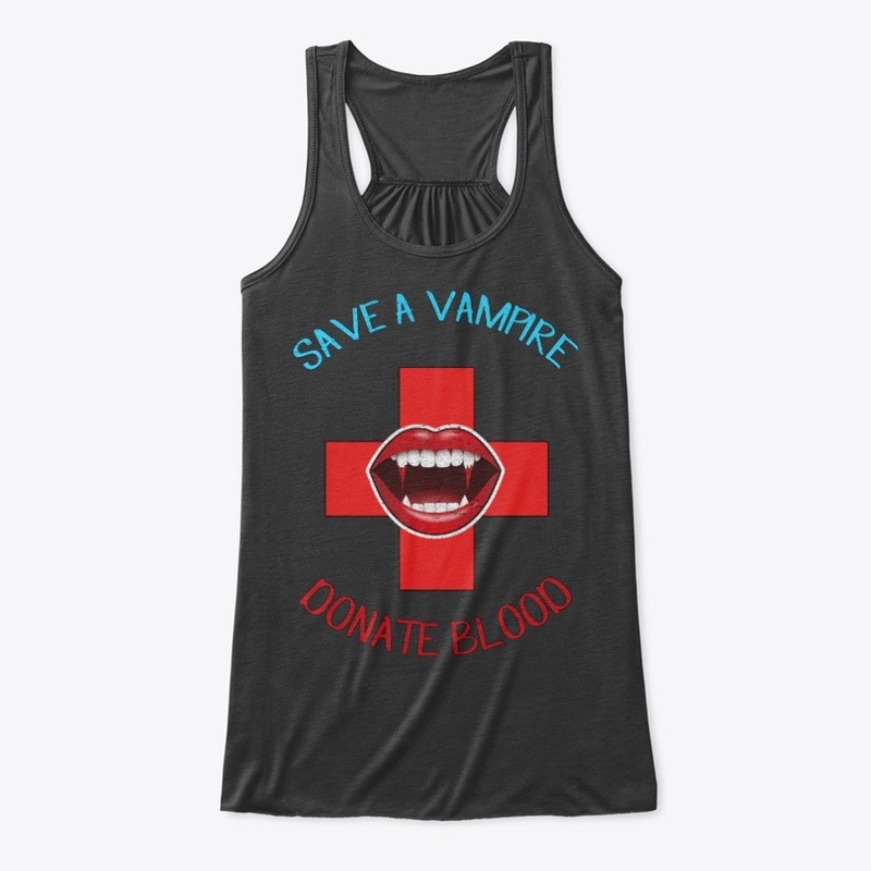 Gift shirt save a vampire donate blood