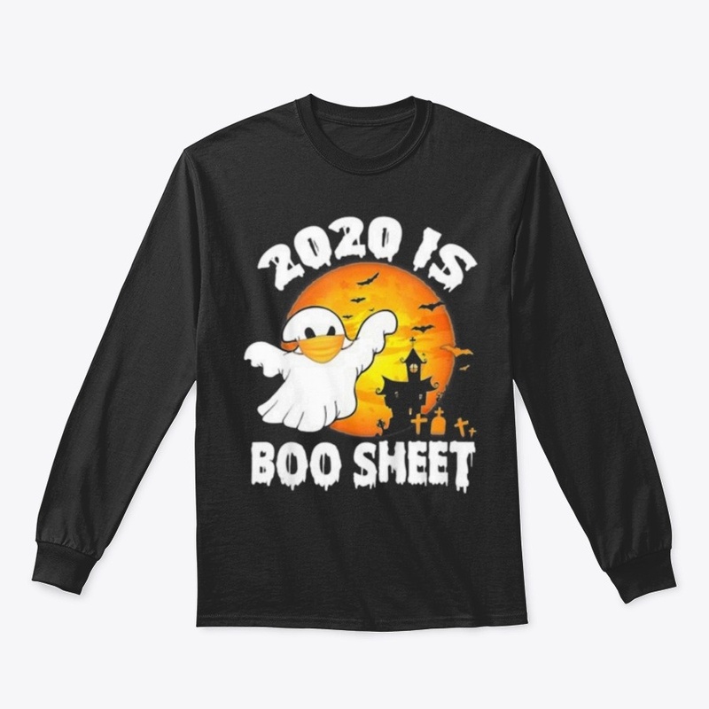 2020 Is Boo Sheet Halloween Ghost
