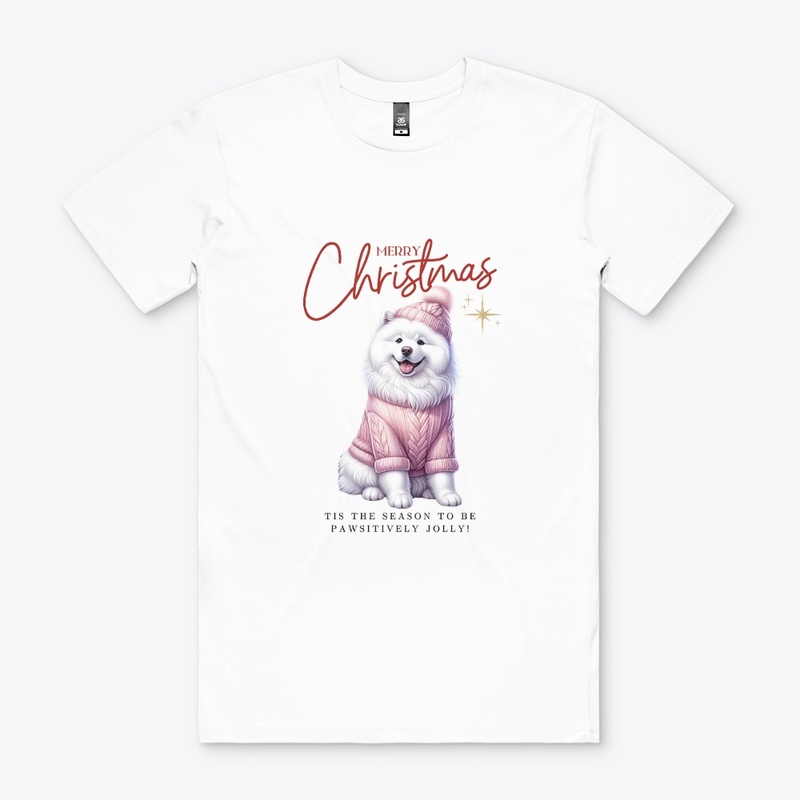 Pawsitively Jolly Samoyed
