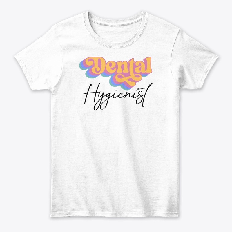 Dental Hygienist Retro Design T-Shirt