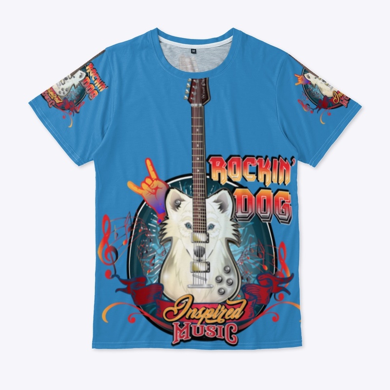 Rockin' Dog Inspired Music AllOverPrint