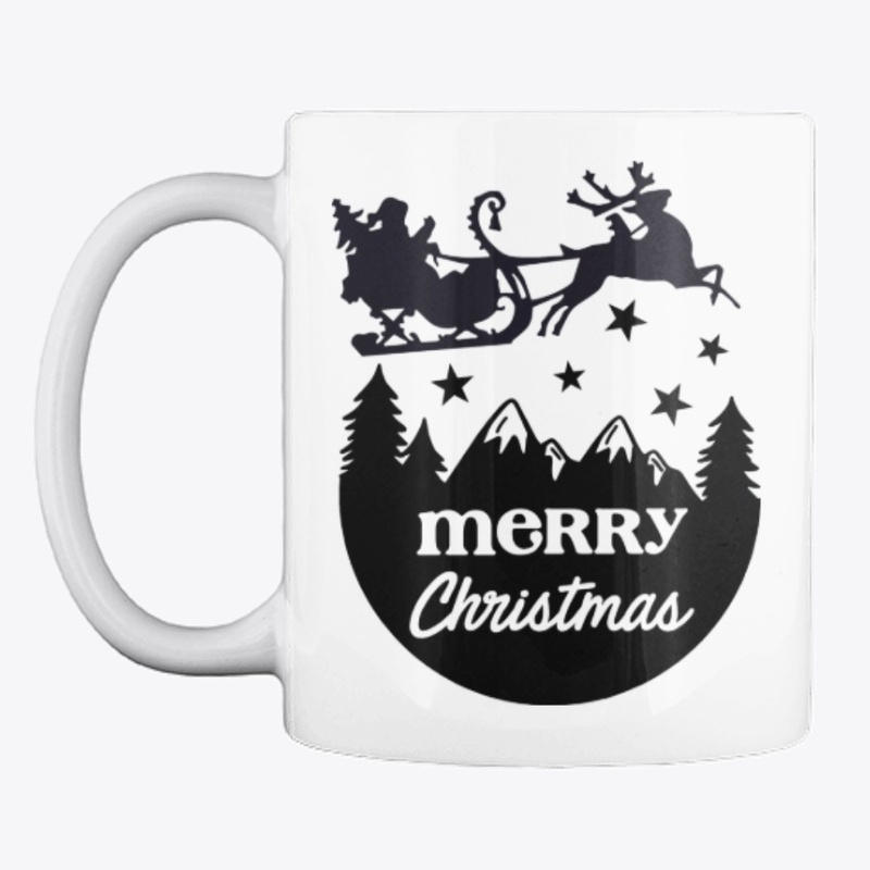 Merry Christmas Black