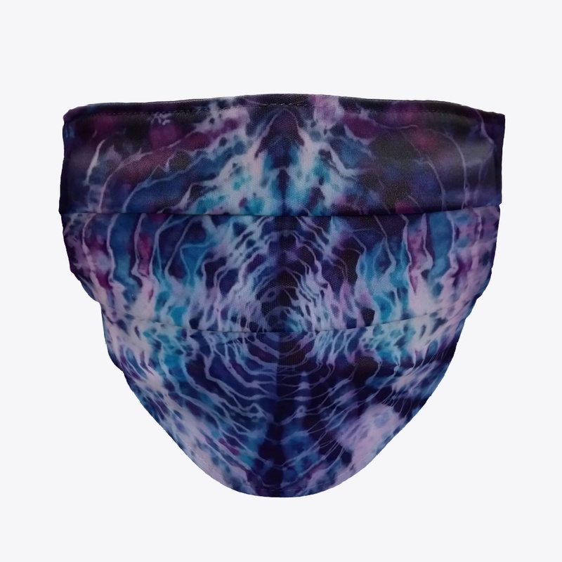 Ripple Tie Dye ( Blue and Purple )