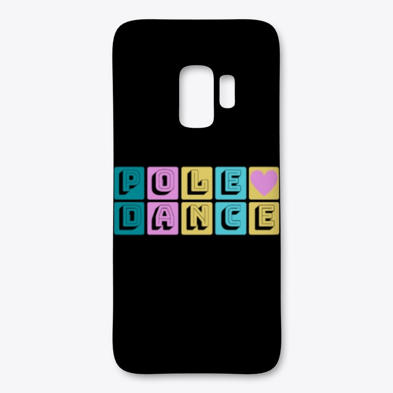 Pole Dance Retro Colors  Text Design