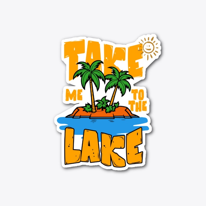Take Me to the Lake Summer Tee Design