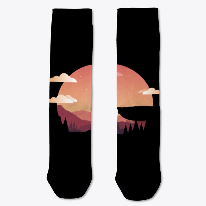 The symbol of the sunset