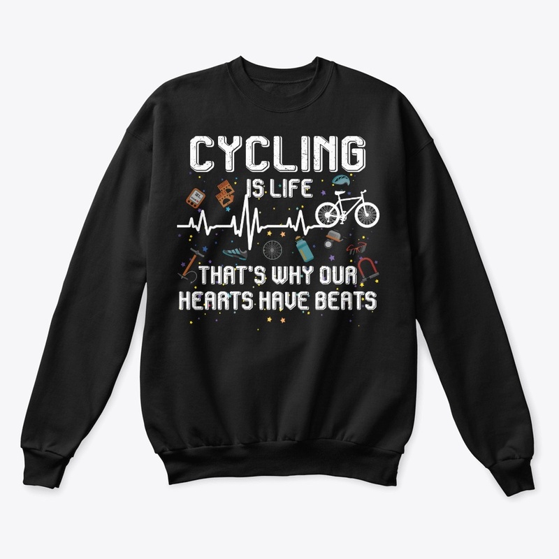 Cycling Lover Gift Our Hearts Have Beats