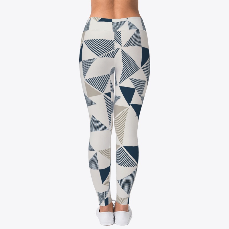 geometric pattern yoga legging