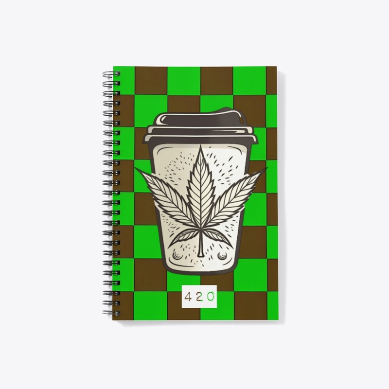 Leaf Poke Café Canna Brew Coffee Cup 