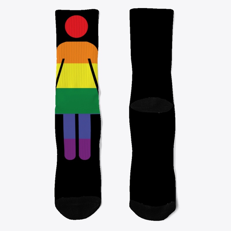LGBT Rainbow Woman