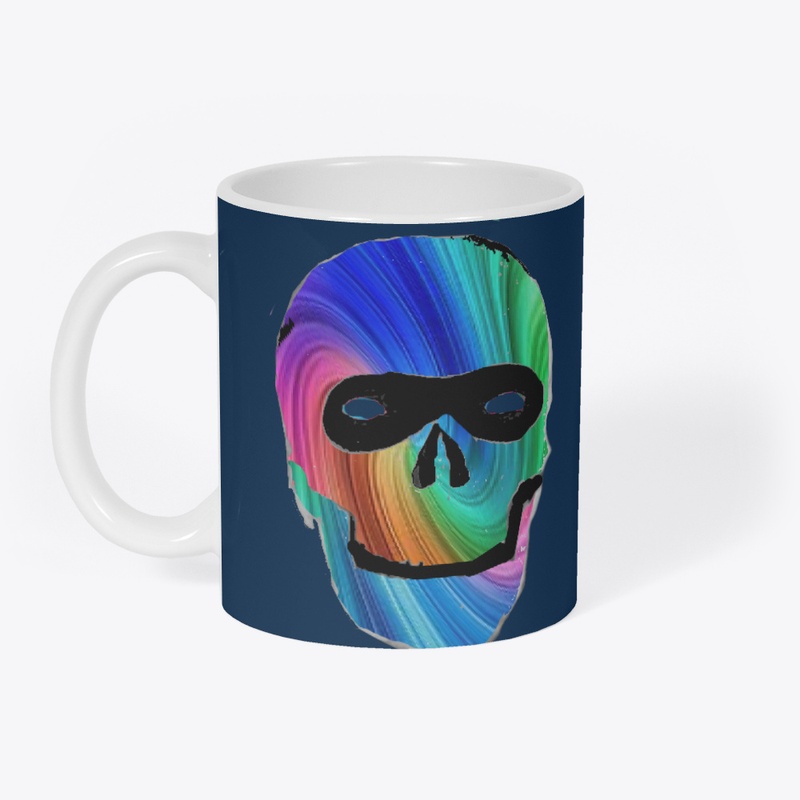 Rainbow Happy Skull