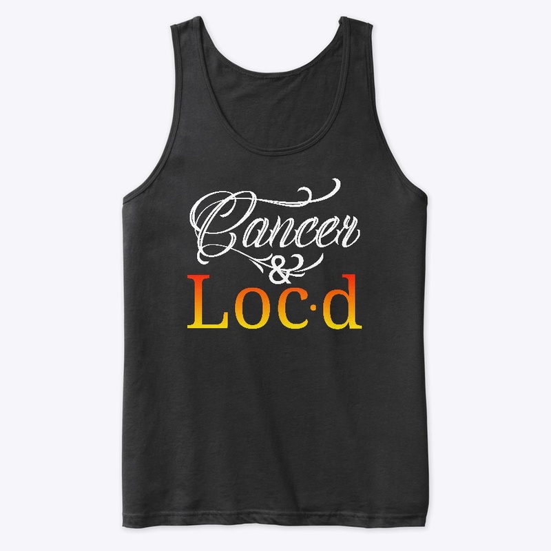 Cancer &amp; loc'd zodiac tee shirt