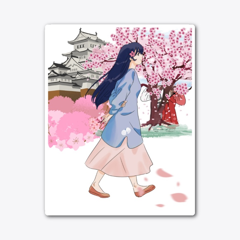 Cherry Blossom Stroll Art