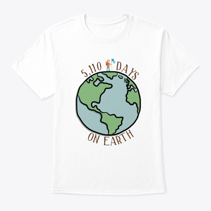 14 Years Old - 5,110 Days on Earth Shirt