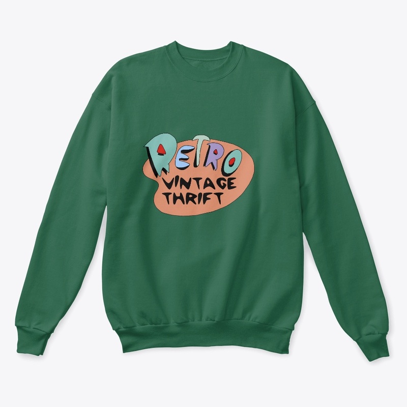 RetroVintage Thrift Classic Logo Hoodie