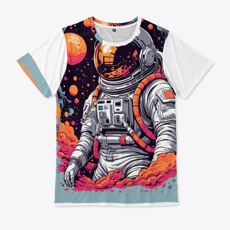 T-Shirt Design about Astronaut