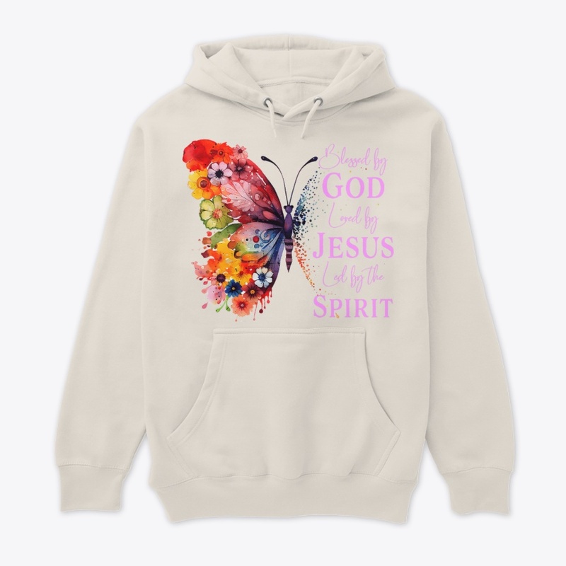 Blessed by God Quote Hoodie