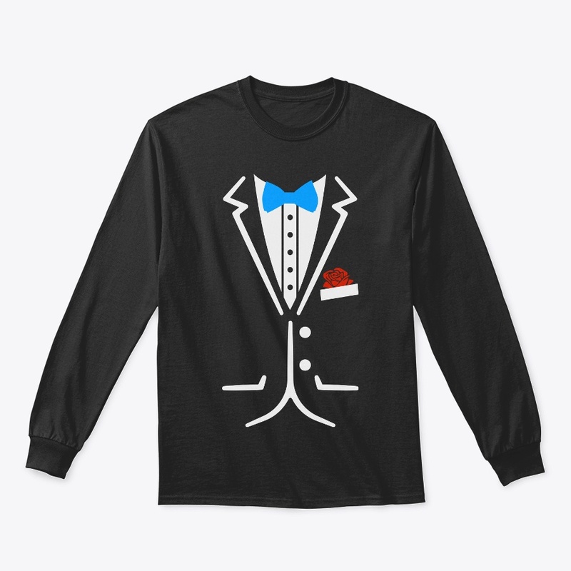 Fake Tuxedo Funny Lazy Wedding Fake Suit