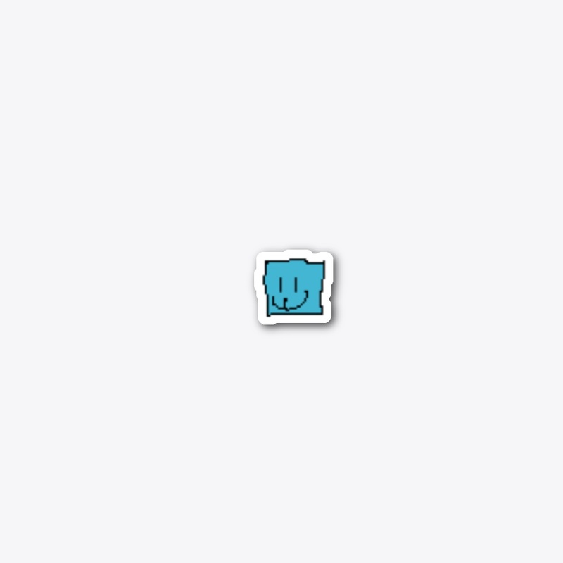 chummy die cut sticker