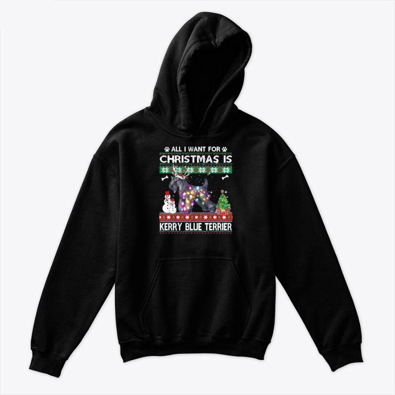 KERRY BLUE TERRIER CHRISTMAS NEW T SHIRT