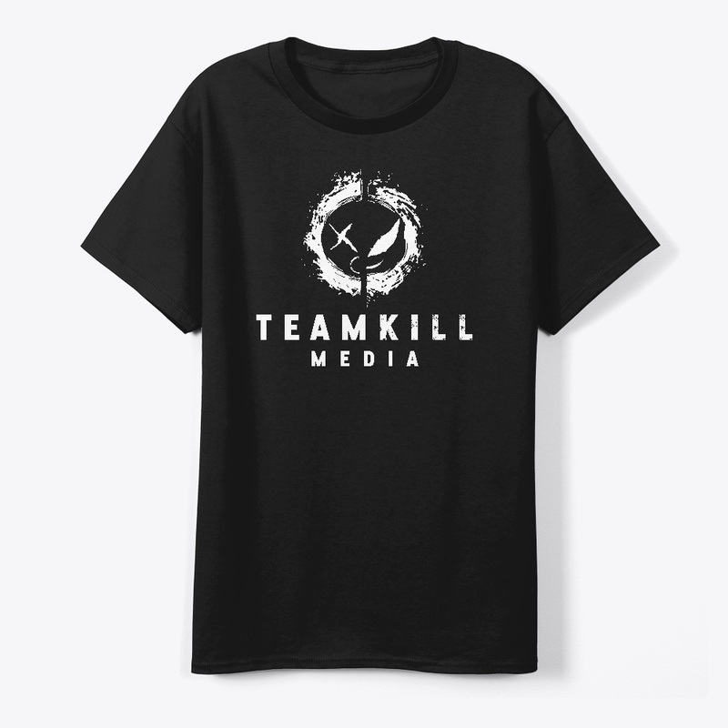 TeamKill Media White Logo T-Shirt