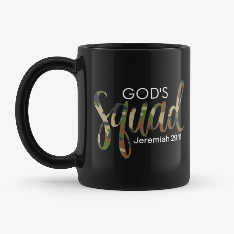 God's Squad Camo Glassware