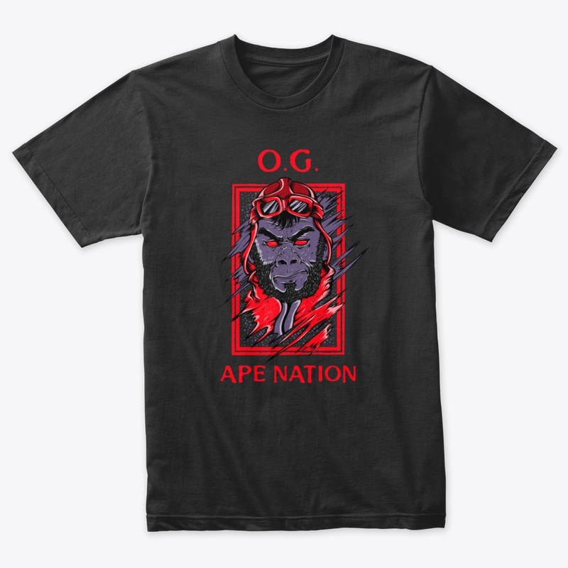 O.G. Ape Nation AMC GME APE Red