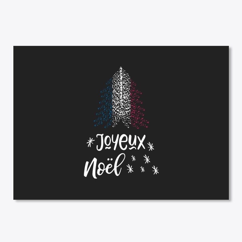 Merry Christmas with French flag