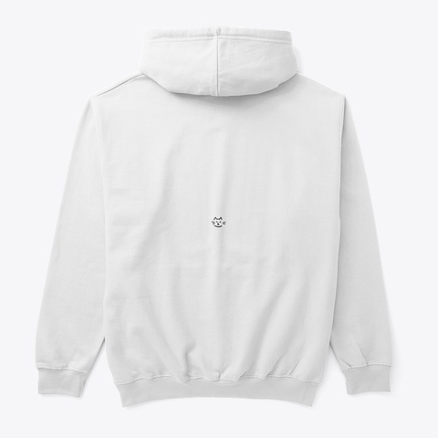 Cat White T-Shirt Back