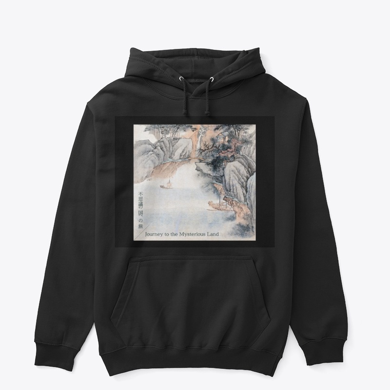 Minimalist nature landscape hoodie
