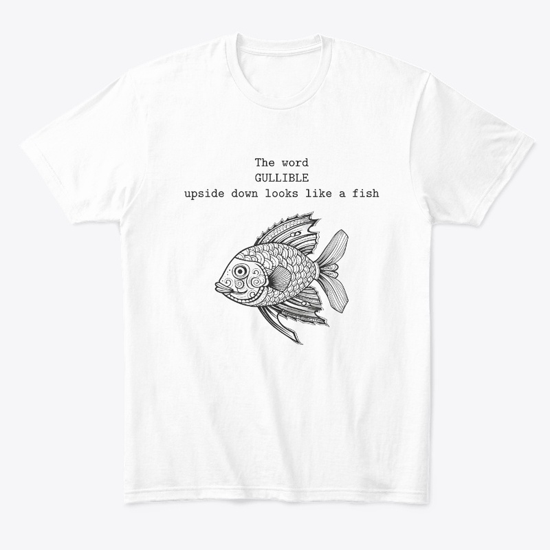  The word GULLIBLE upside down looks