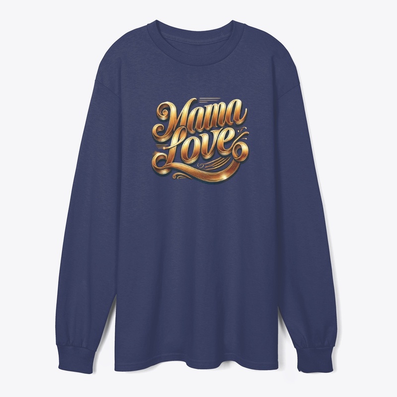 Mama Love - Luxury Gold Tee ✨