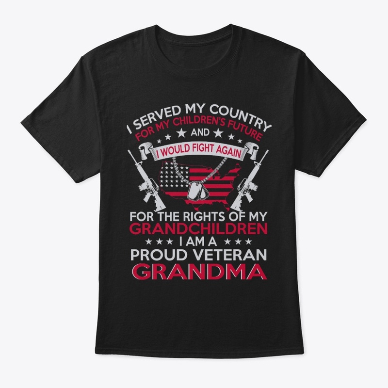US Grandma Veteran - I Am A Proud Vetera