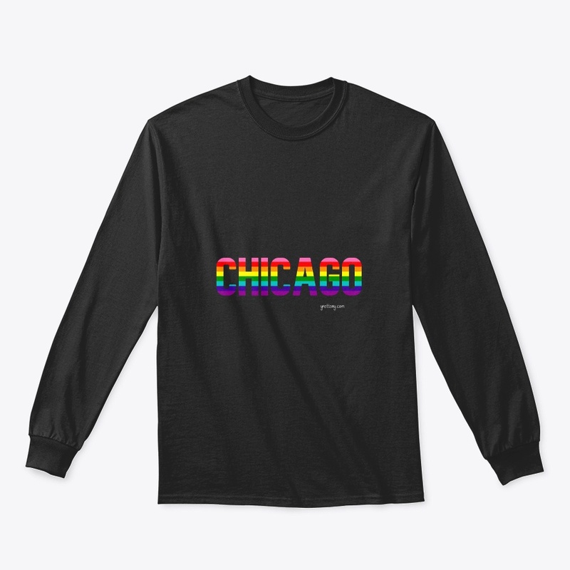 Chicago Pride Rainbow Flag Apparel