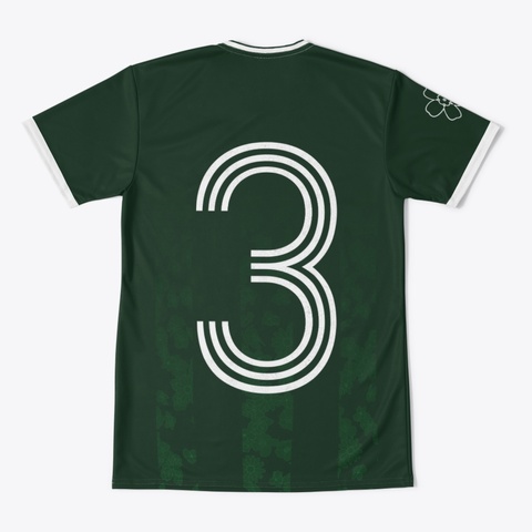 Floral Fc Jersey   S3 Away White T-Shirt Back