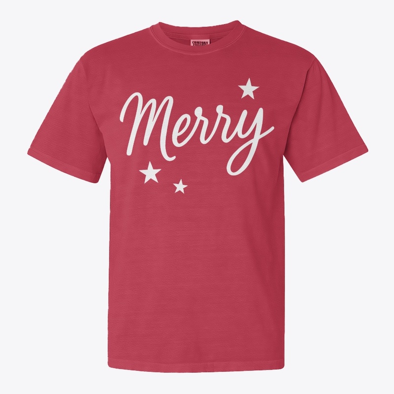 Merry – Christmas Script with Stars