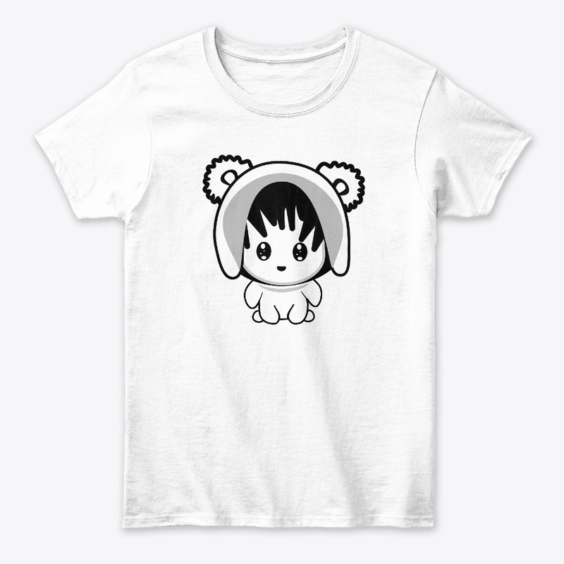 Cute vector cartoon of a girl
