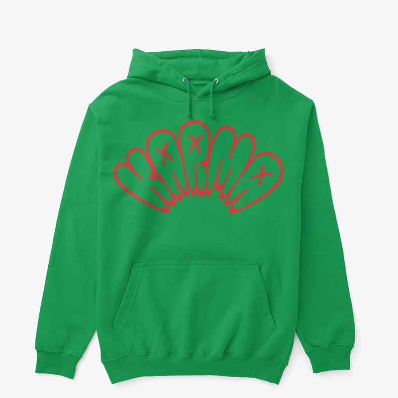 KARMA RED LOGO HOODIE
