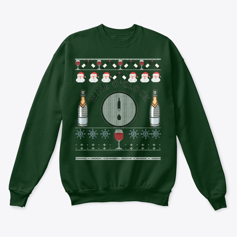 Funny WINE Ugly Christmas Sweater