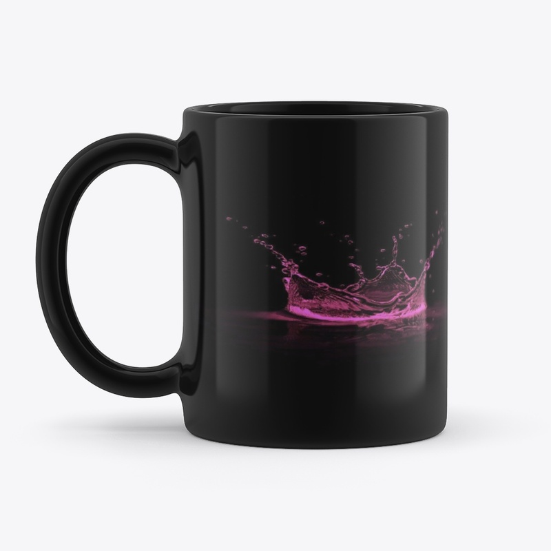 Black light water drinkware