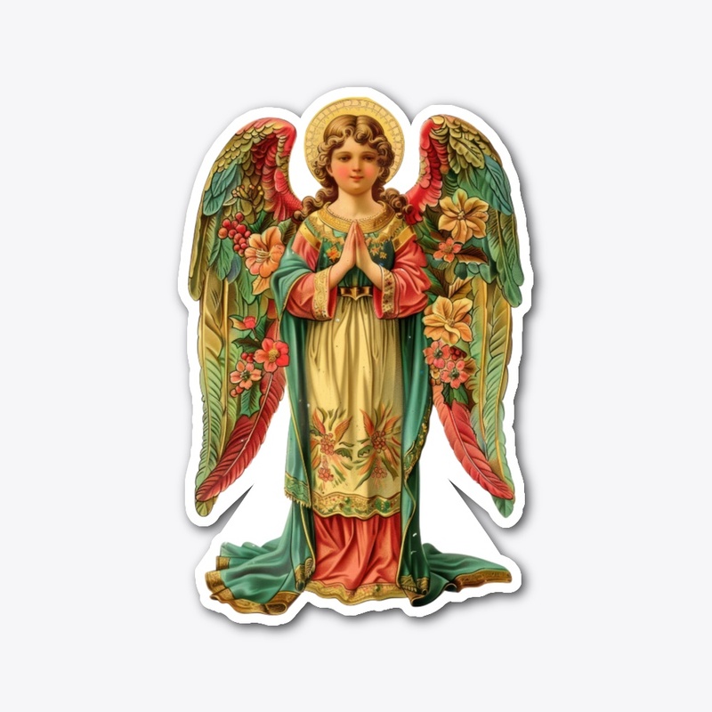 Christmas Angel Sticker