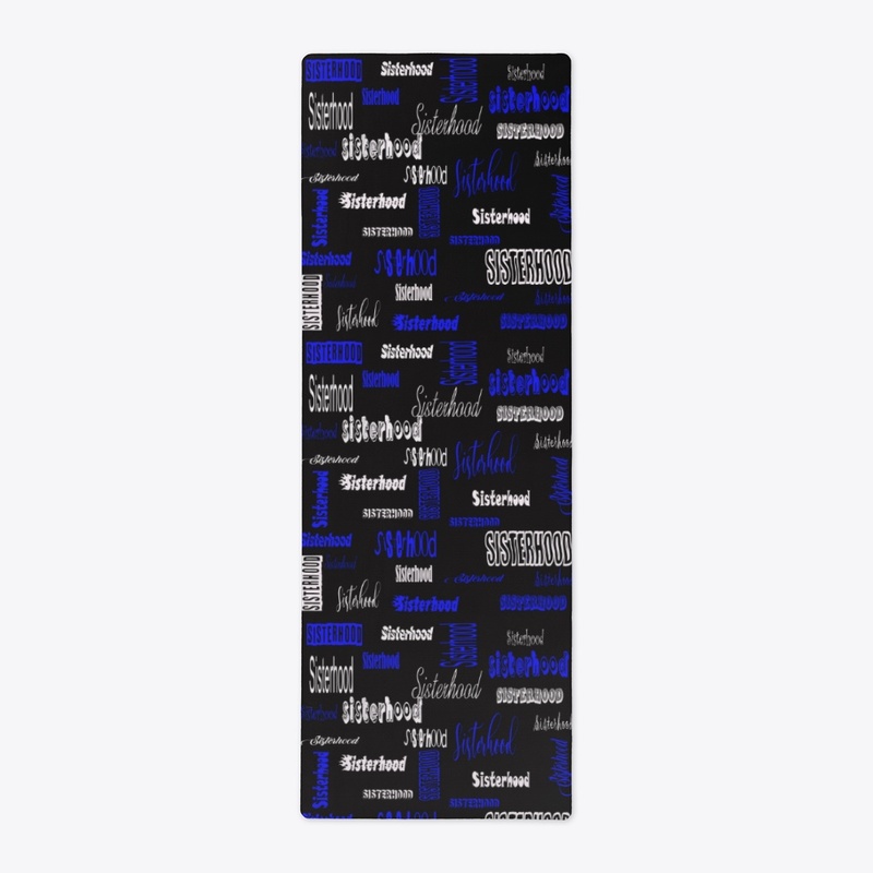 White, Black and Blue Sisterhood Design 