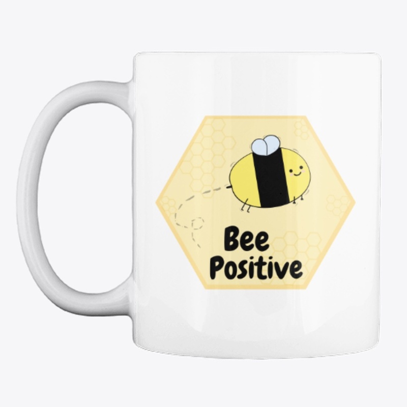 Bee Positive mug
