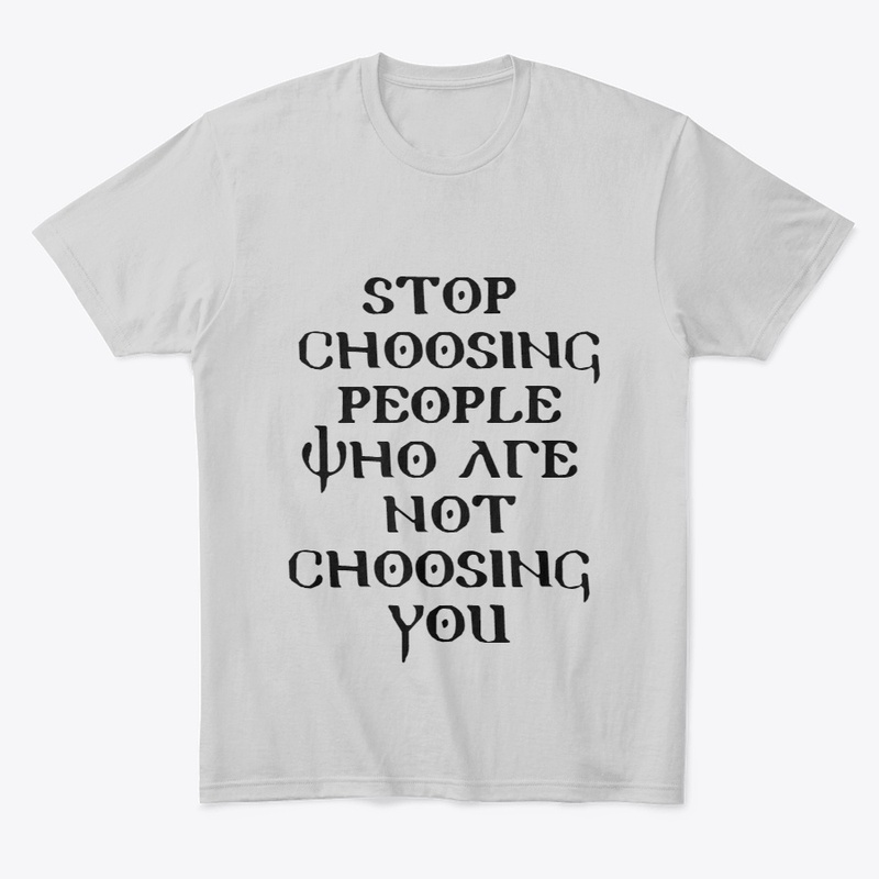 Stop Choosing People