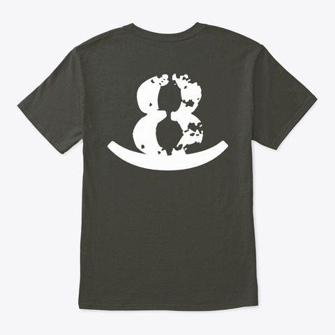 Back Brand White Smoke Gray Camiseta Back