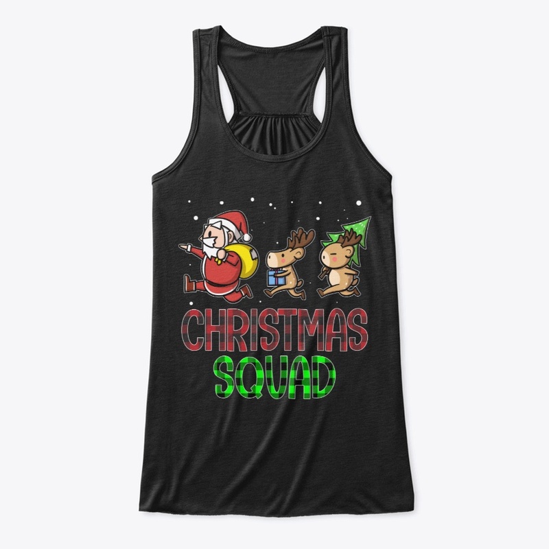 Funny Christmas Squad Santa Reindeer Kid