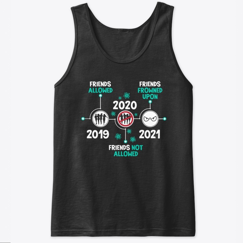 Coronavirus timeline friends (dark)
