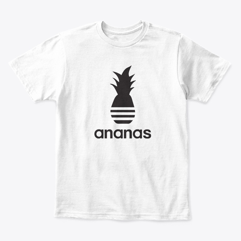 Ananas parody logo in black